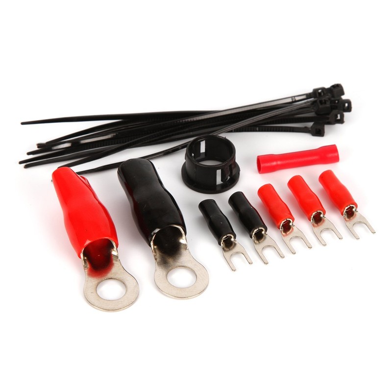 Belva BAK42 Professional Grade Complete 4 Gauge 2-Channel Copper-Clad Amp