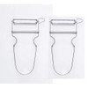 Zena Swiss OTHER 2 Pack-Swiss Star Vegetable Peeler, Carbon Steel