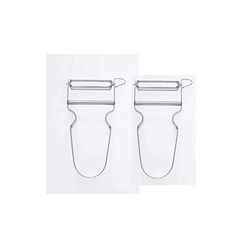 Zena Swiss OTHER 2 Pack-Swiss Star Vegetable Peeler, Carbon Steel