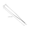 Mikinona Stainless Steel Kitchen Tweezers with Hook 12 Handle Tongs