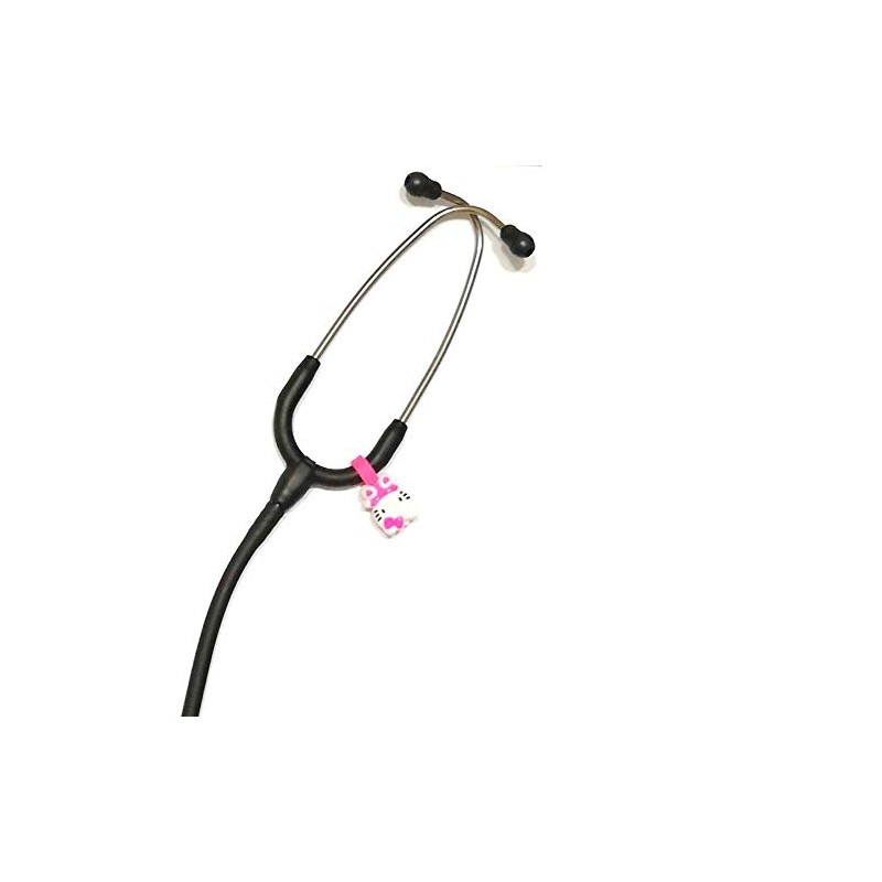 Stethoscope Charms Clip - Medical Gift Pink Kitty