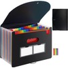 Organizador de Archivos de Acordeón, Carpeta Expansible 25 Compartimentos