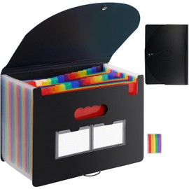 Organizador de Archivos de Acordeón, Carpeta Expansible 25 Compartimentos