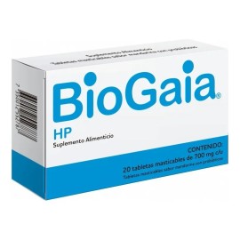 Biogaia Hp 700mg Tabletas Con 20 Sabor Sin Sabor