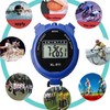 Digital Handheld Sports Stopwatch, Outdoor Multi-Function Digital Timer, Split/single Lap