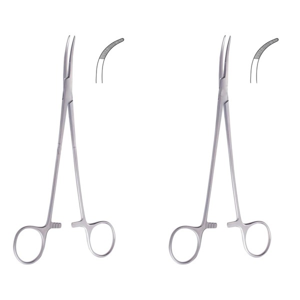 Schnidt Sawtell Tonsil Forceps Fully Curved 19 cm 7.5" 2