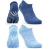 Occulto Women's & Men's Yoga Socks 2-4 Pack (Model: Mady),