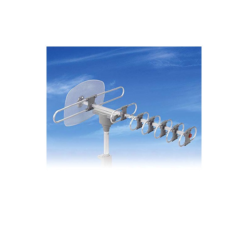 QFX ANT-105 Outdoor 360 Degree Motorized Rotating Antenna