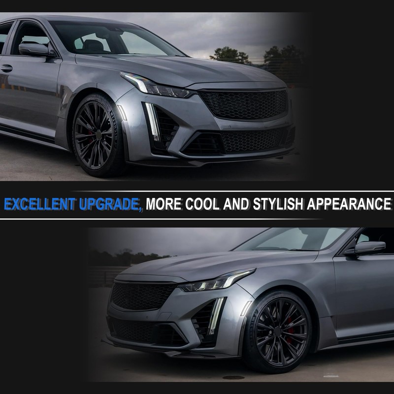 SHINEFIT Smoked LED Side Marker Light Replacement for 2020 2021