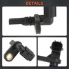 labwork 4pcs ABS Wheel Speed Sensor Front Rear Replacement for