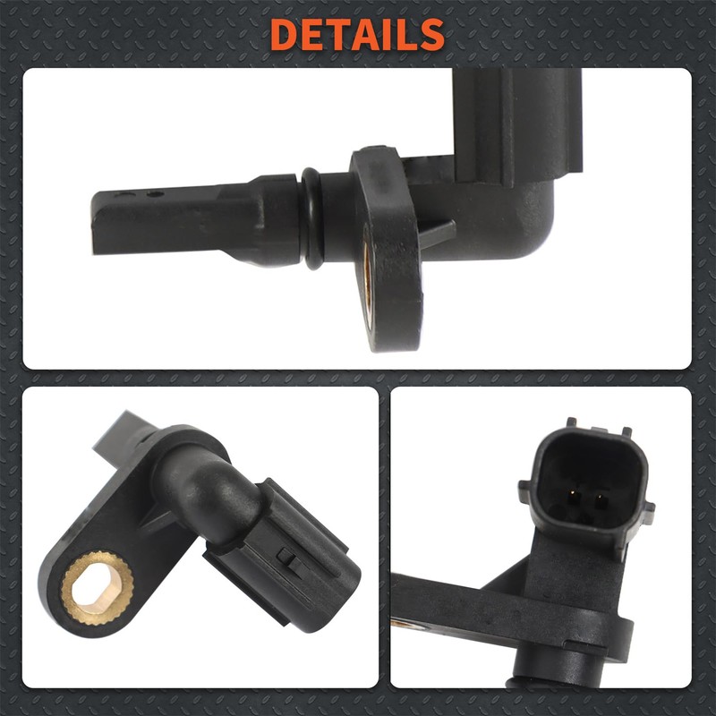 labwork 4pcs ABS Wheel Speed Sensor Front Rear Replacement for