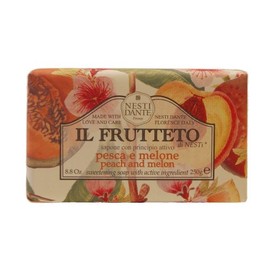 Nesti Dante IL FRUTTETO Peach & Melon Soap Pack of 3 x 250 g