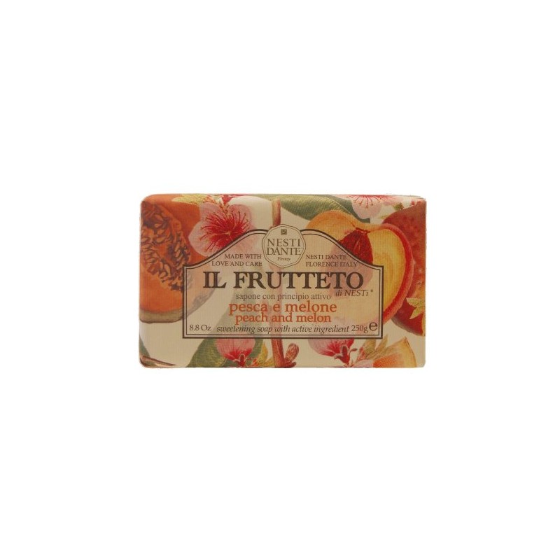 Nesti Dante IL FRUTTETO Peach & Melon Soap Pack of