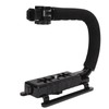 PULUZ U C Shape Video Action Stabilizing Handle Grip ABS