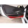 necar2020 Red Carbon Inner Door Anti Kick Panel Trim Accessories