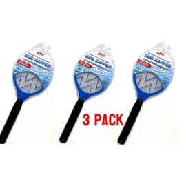 Pic 3 PACK Electric Swatter Fly Handheld Mosquito and Flying Insect Bug Zapper