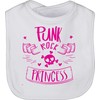 Shirtracer - Baby Bib - Sayings - Punk Rock Princess,