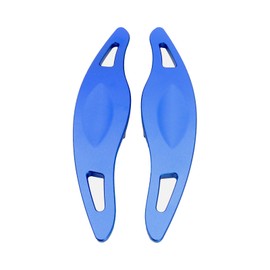 for Hyundai Sonata/Sonata Hybrid/Kona/Kona EV/Santa Cruz (2024-2025) Aluminium Steering Wheel Shift Paddle Extensions（Blue）