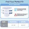 Blosssound 6 Pack Men's Incontinence Underwears Reusable Washable Leak Proof