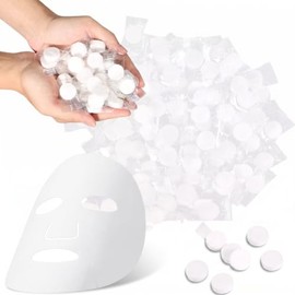 Paquete 30 Mascarillas Comprimidas Faciales Hidratantes Beauty Forma De Pastilla Cuidado Facial Tela De Algodón Natural Suave                         