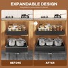 Seinloes 2 Pack Expandable Pull Out Cabinet Organizer 16.5"Deep With