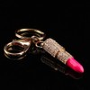 HEEPDD Crystal Make Up Lipstick Key Ring Purse Bag Charm