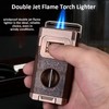 Cigar Torch Lighter Jet Lame Lighter Refillable Butane Windproof with