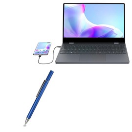 BoxWave Stylus Pen Compatible with Changingtouch Portable X-Monitor Lapdock (14 in) - FineTouch Capacitive Stylus, Super Precise Stylus Pen - Lunar Blue