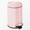 Cesun 1.2 Gallons Small Pink Trash Can, Bathroom Garbage Can