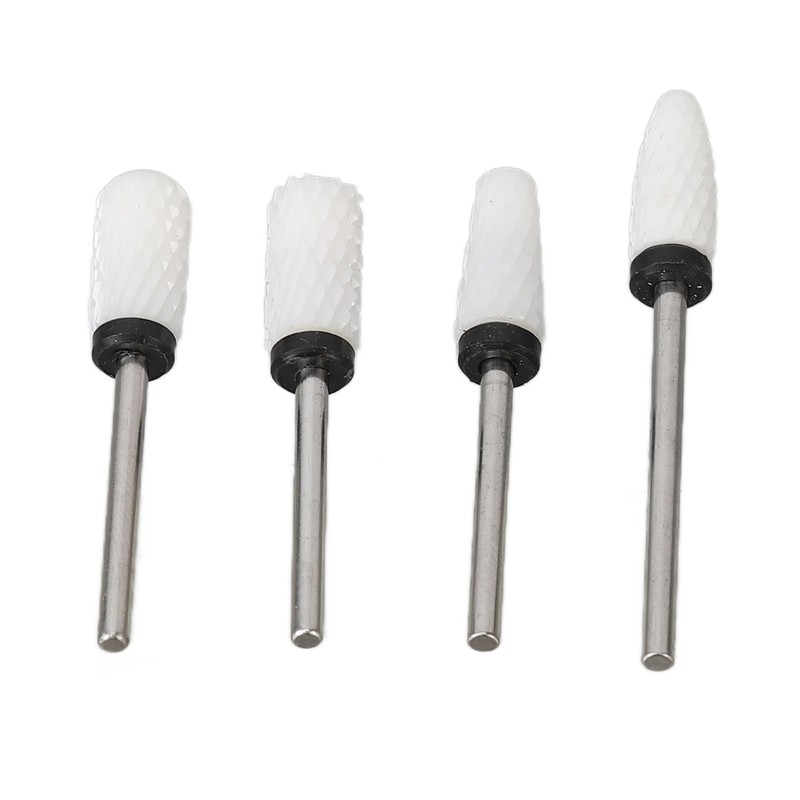 40Pcs Nail Drill Bit 4 Types Ceramic Nail Removal Bit