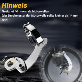 EVRBUL 2 Sets Universal Torque Arm Conversion Kit Compatible with E-Bike - Installations of Front or Rear Hub Motors, Electric Bike Maintenance Tool