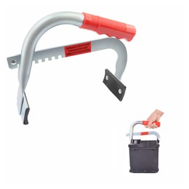 Heavy Duty Battery Carrier,Ergonomic&Adjustable 4.5 to 7.5 Inch Battery Hold Down Kit,Car Battery Carrier Tool with Rubberized Non-Slip Mounting Feet for Battery Holdling