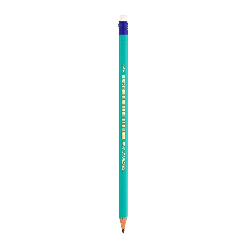 BIC Ecolutions Evolution 655 HB Pencil with Eraser (Pack of 12),