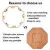 Grhonior Upgraded Version Interlocking Pegs and Jokers Board Game Wood,Multiplayer