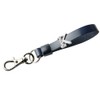 HERBE Sparkling Initial Leather Key Chain, Choose Your Initials, Made