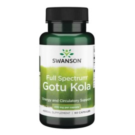 Swanson Gotu Kola 435mg 60 Caps Mejora Circulacion