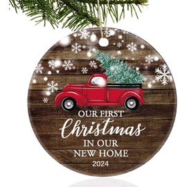 Hiagkmet First Christmas in Our New Home Ornaments 2024,House Warming Gifts New Home, Perfect Housewarming Gifts for New House, New Home Gift Ideas Decor