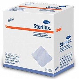 HARTMANN Gauze Sponge Sterilux Cotton 12-Ply 4 X 4" (#56910000, Sold Per Box)