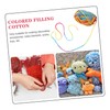 OSALADI 2pcs Vibrant Color DIY Knitting Yarn Soft and Skin