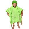 'Wörner Südfrottier Baby Bath Towel – Wash Mitt Frog Lime