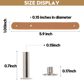 AddGrace 10 Pieces Leather Drawer Pulls, PU Leather Handles for Screwed Storage Cabinets, Decorative Drawer Handles for Storage Cabinets, Soft Leather Handles for Dressing Tables