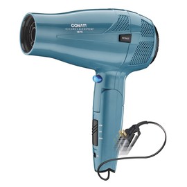 Conair Hair Dryer With Folding Handle And Retractable Cord, 1875W Trav