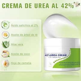 2PC Crema Hidratante para Pies, Crema de Urea al 42 ms cido Saliclico al 2 para el Tratamiento de Reparacin de Pies y Manos Secos y Agrietados,...    