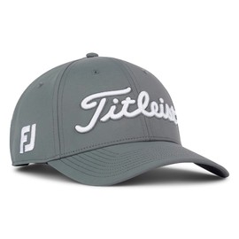 Titleist Men's Tour Performance Golf Hat Baseball Cap, Charcoal/White, One Size