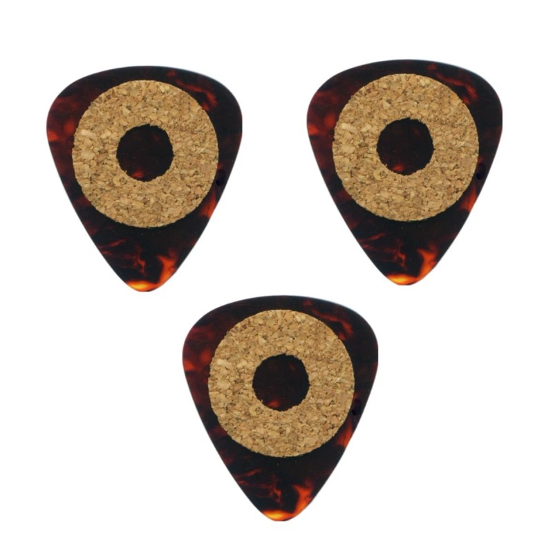 Clayton Cork Grip Standard Guitar Pick 3 Pack .63 mm