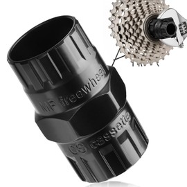 Honosen Sprocket Puller 2 in 1, Bicycle Sprocket & Cassette Tool, Cassette Puller 12 Teeth Screw Ring Puller for 5-8 Speed Freewheel & 5-12 Speed Cassettes, Cassette Puller Bicycle