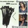 4 Inch 0.2cm Thickness Loc Extensions Real Human Hair 10