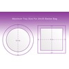 Purple Q Crafts Clear Cellophane Basket Bags 24"x30" 10 Pack