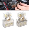 2 Pcs Battery Terminal Connectors 0/2/4/6/8AWG with Shims Protector Cover