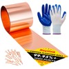 Royilink Copper Roof Flashing Roll, 8in x 10ft, 28 Gauge